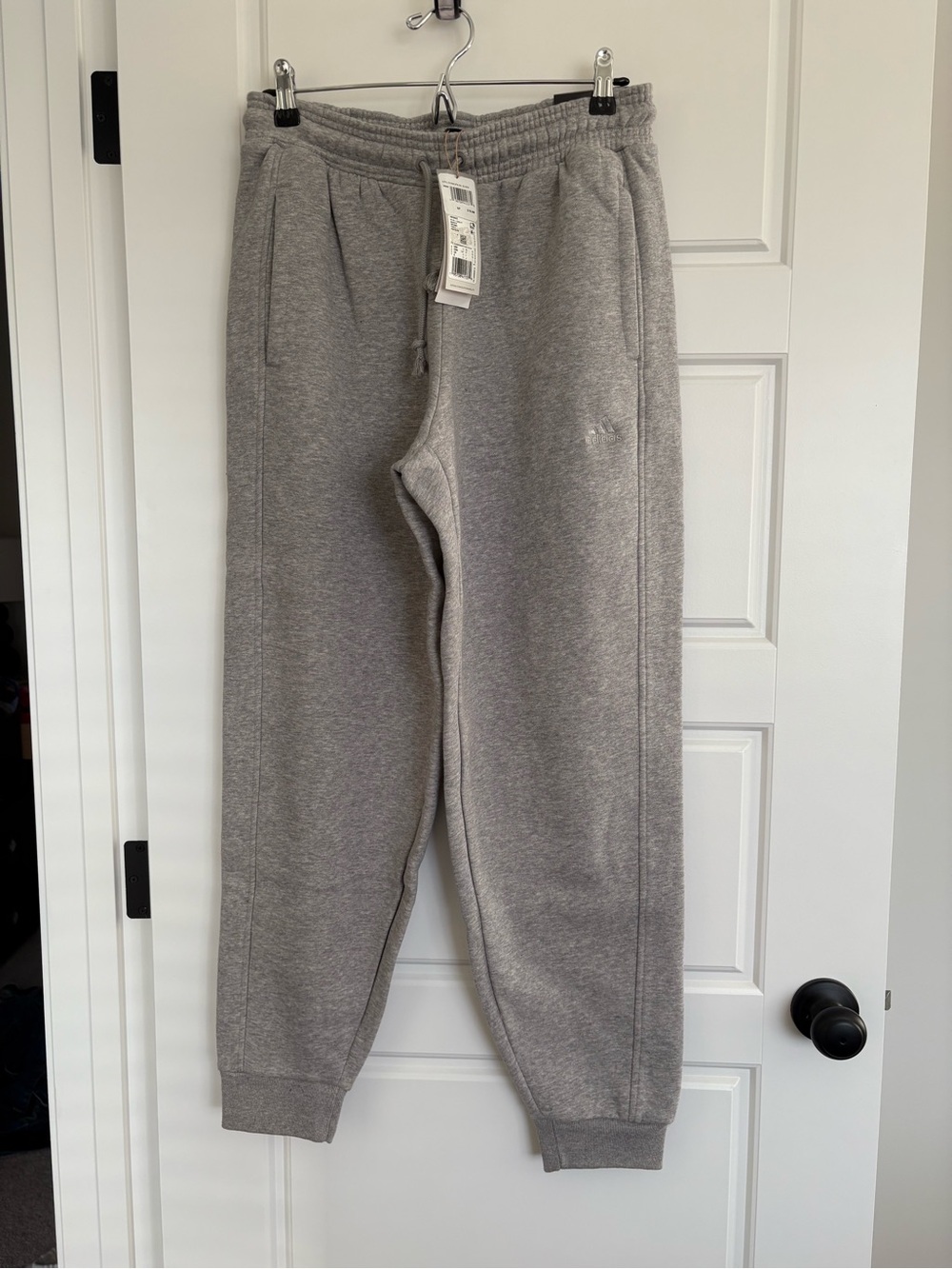 Adidas Women's Classic Gray Fleece All Szn Sweatpants (S)